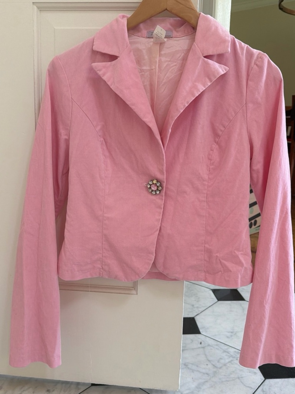 💖 Vintage 90s/Y2K Funkadelic Pink Corduroy Blazer 💖